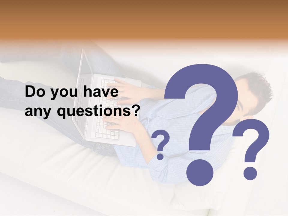 Person Wireless Web PowerPoint Template