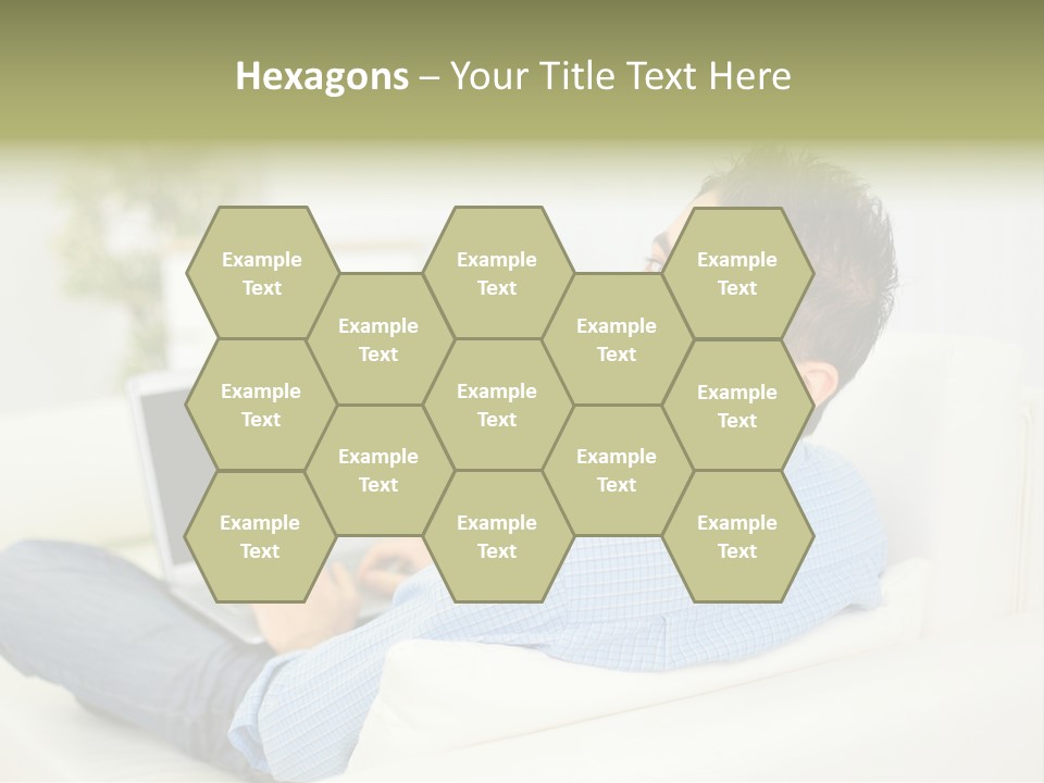 Home Behind Blur PowerPoint Template