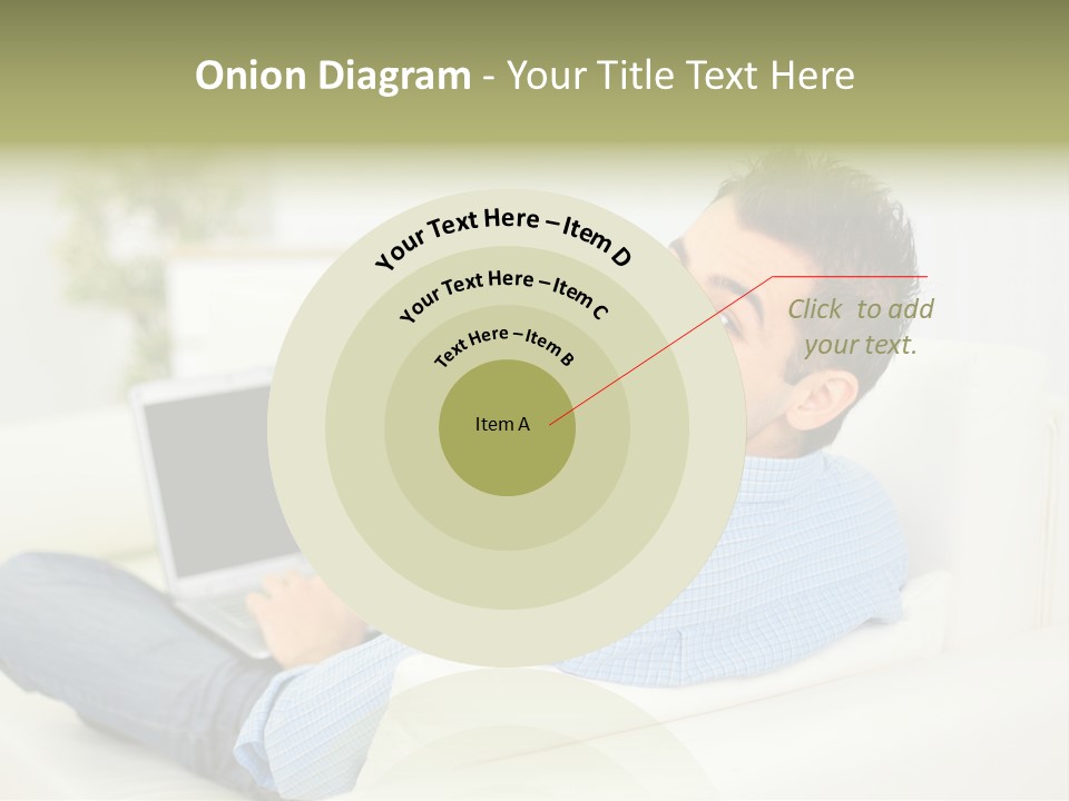 Home Behind Blur PowerPoint Template