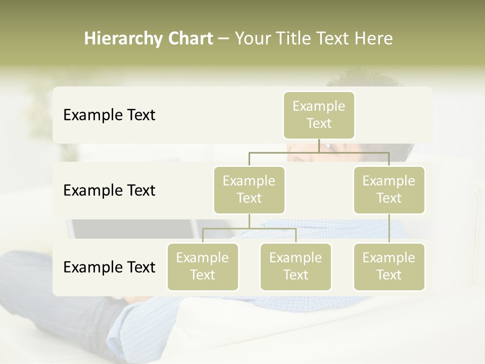 Home Behind Blur PowerPoint Template