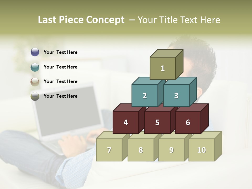 Home Behind Blur PowerPoint Template