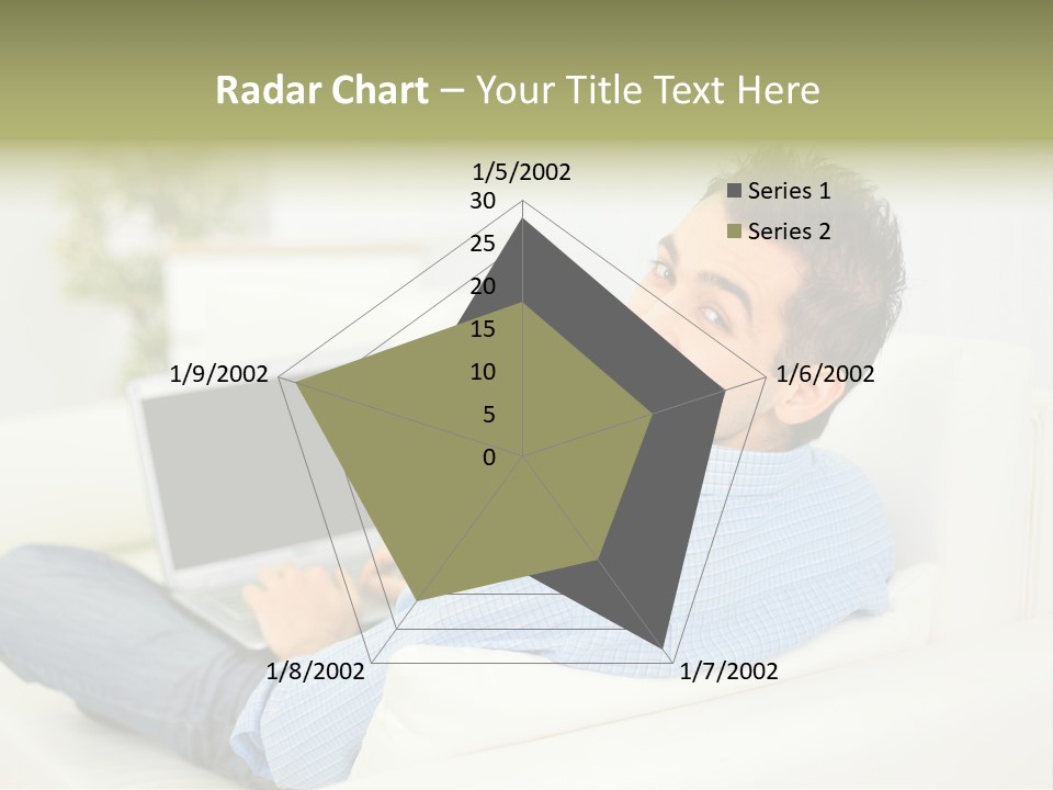 Home Behind Blur PowerPoint Template