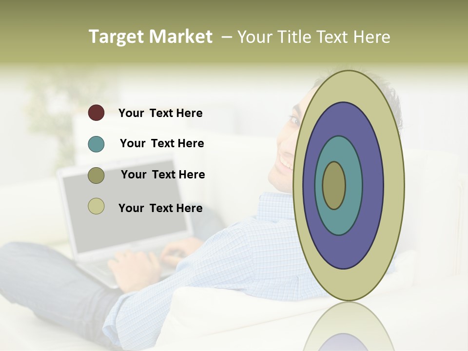 Home Behind Blur PowerPoint Template