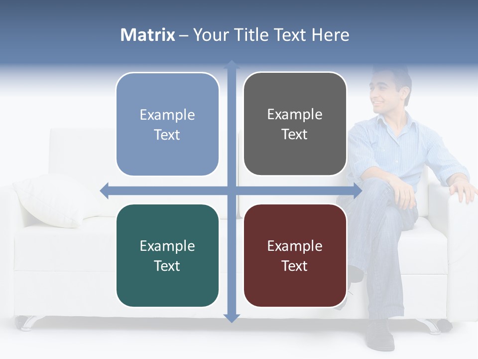 Young Man Confident PowerPoint Template