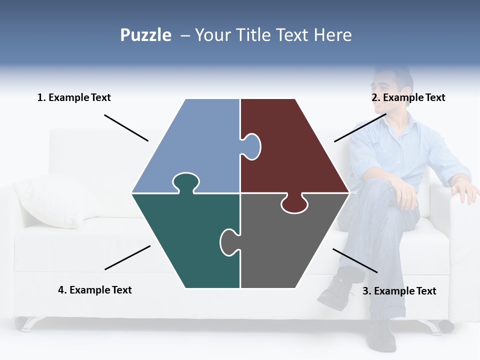 Young Man Confident PowerPoint Template