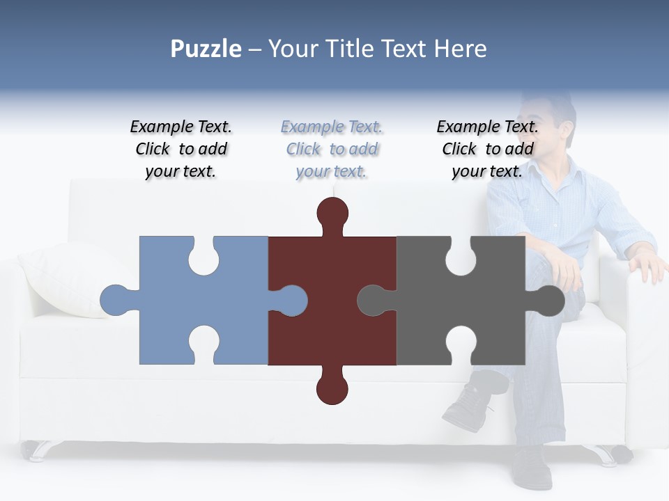 Young Man Confident PowerPoint Template