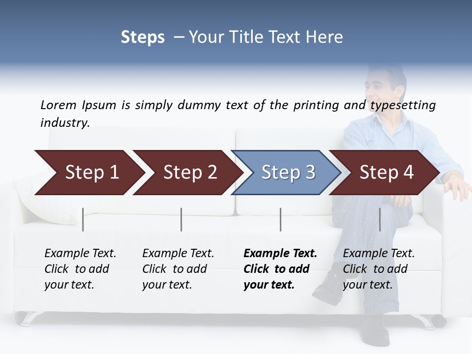 Young Man Confident PowerPoint Template