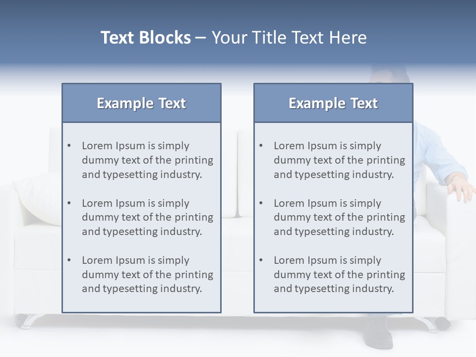 Young Man Confident PowerPoint Template