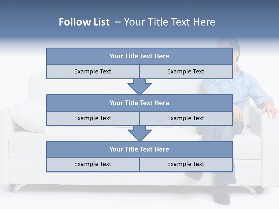Young Man Confident PowerPoint Template