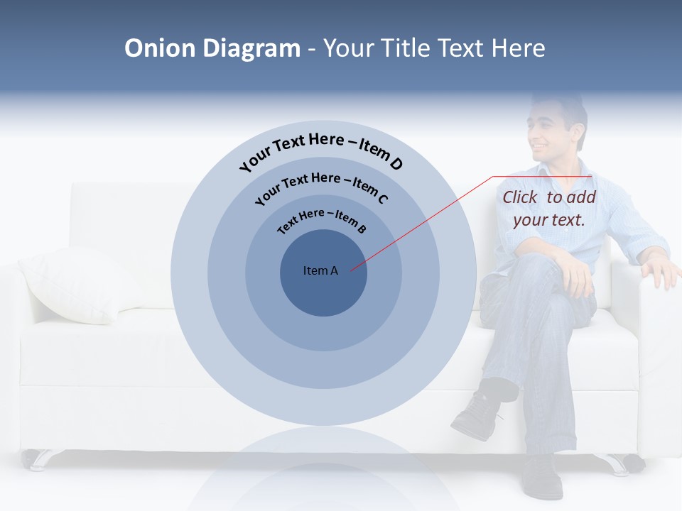 Young Man Confident PowerPoint Template