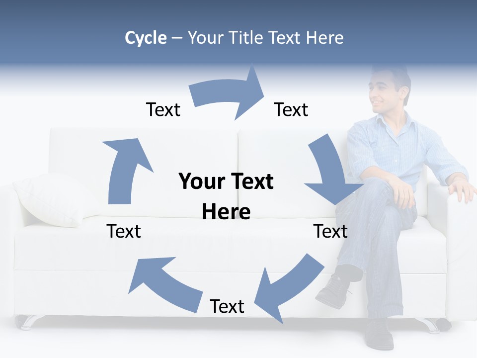 Young Man Confident PowerPoint Template