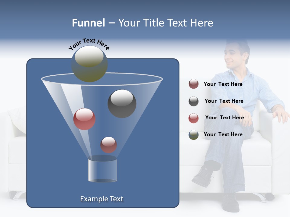 Young Man Confident PowerPoint Template