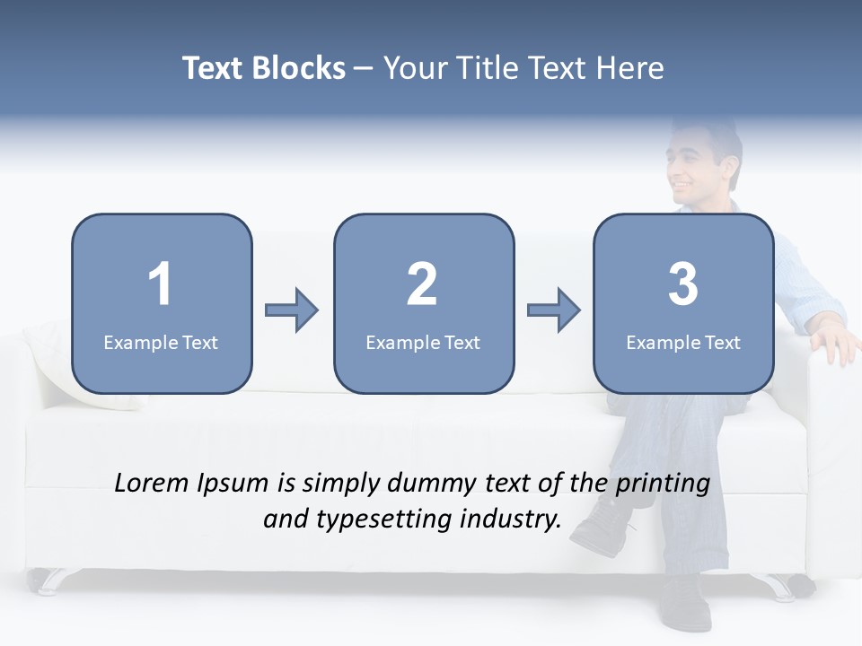 Young Man Confident PowerPoint Template