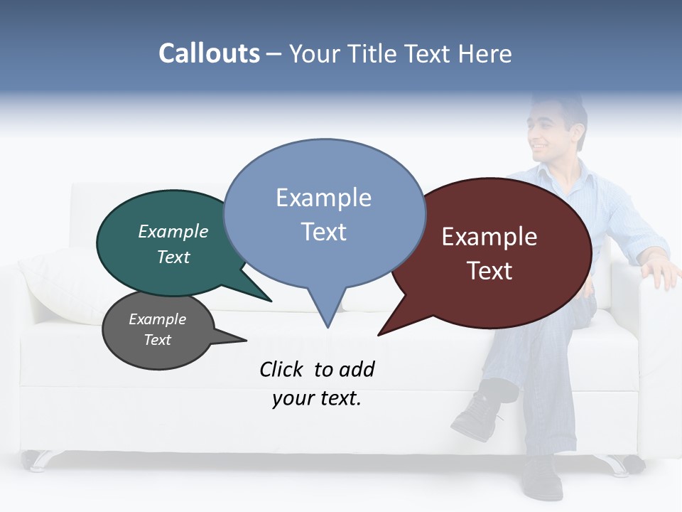 Young Man Confident PowerPoint Template
