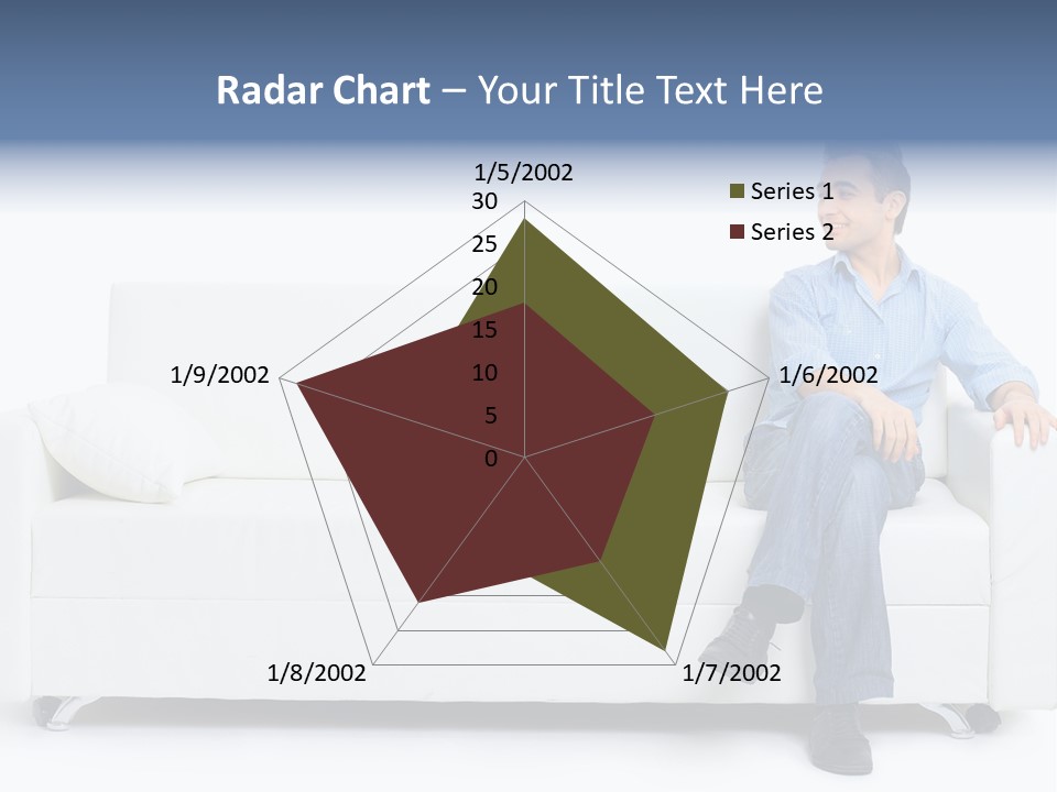 Young Man Confident PowerPoint Template