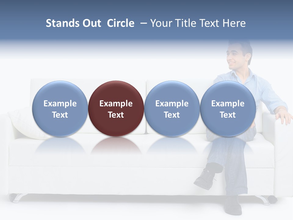 Young Man Confident PowerPoint Template