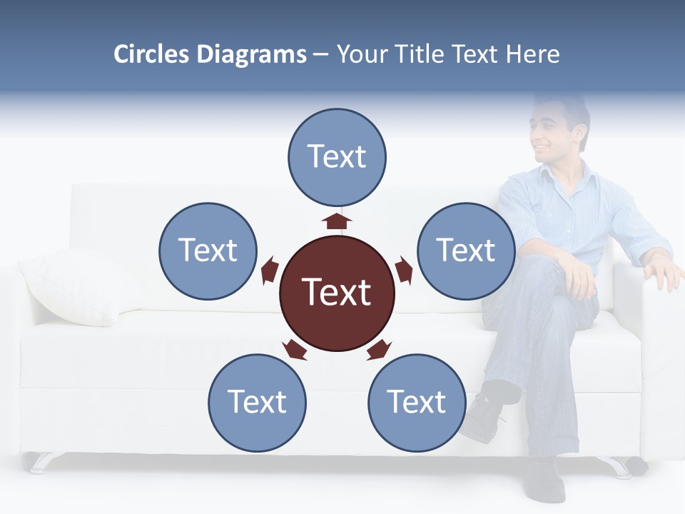 Young Man Confident PowerPoint Template