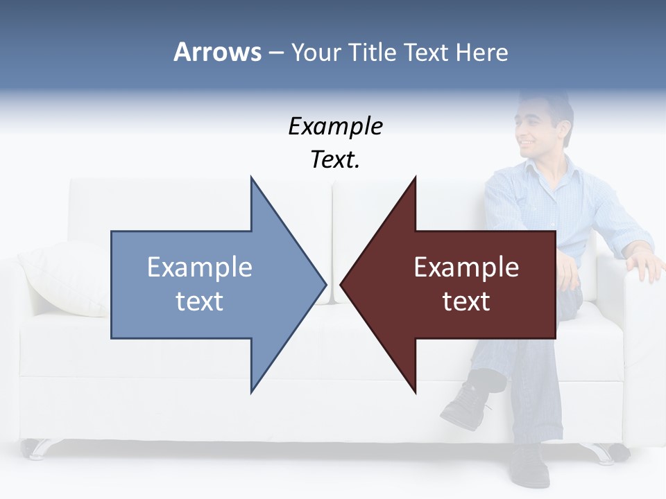 Young Man Confident PowerPoint Template