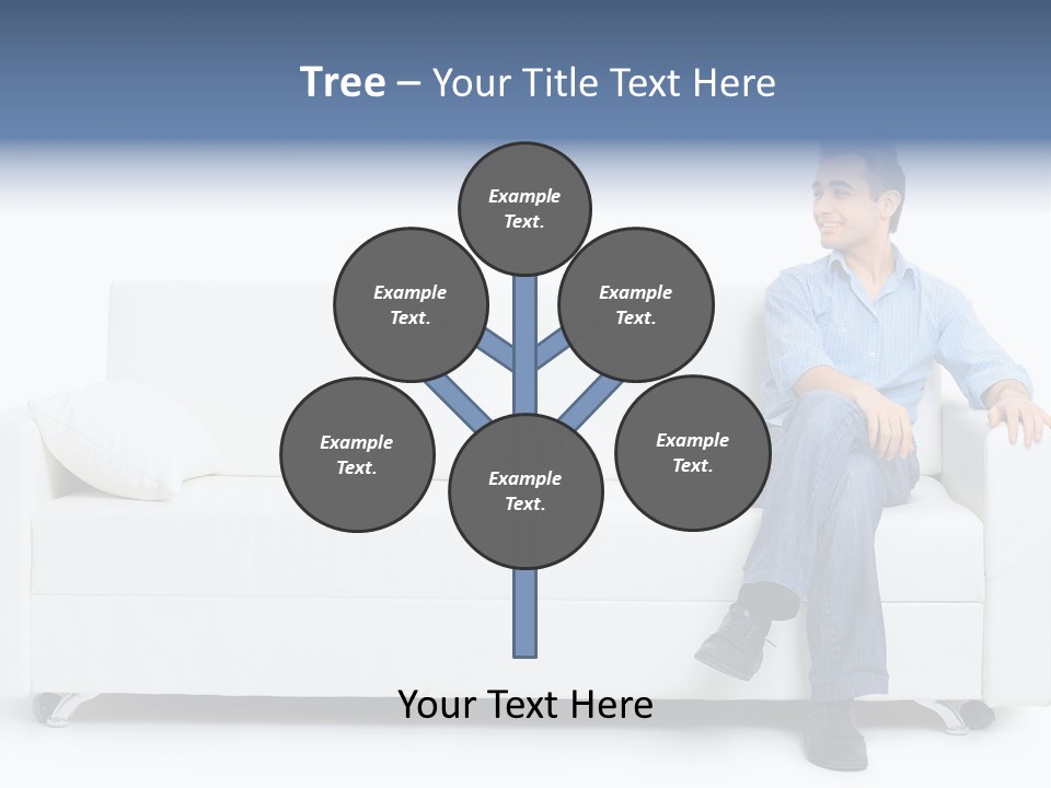 Young Man Confident PowerPoint Template