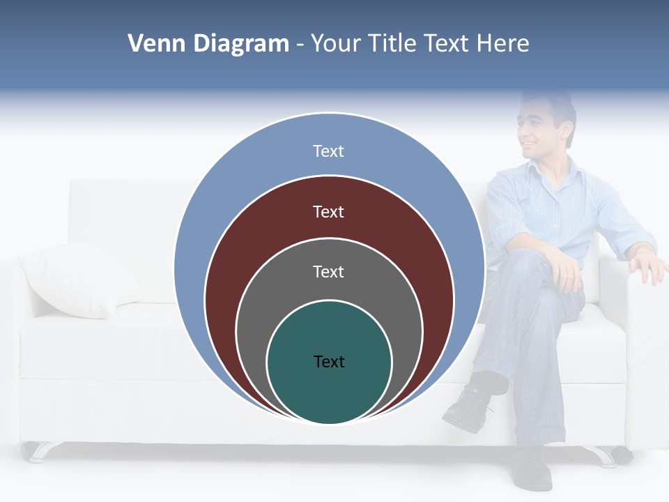 Young Man Confident PowerPoint Template