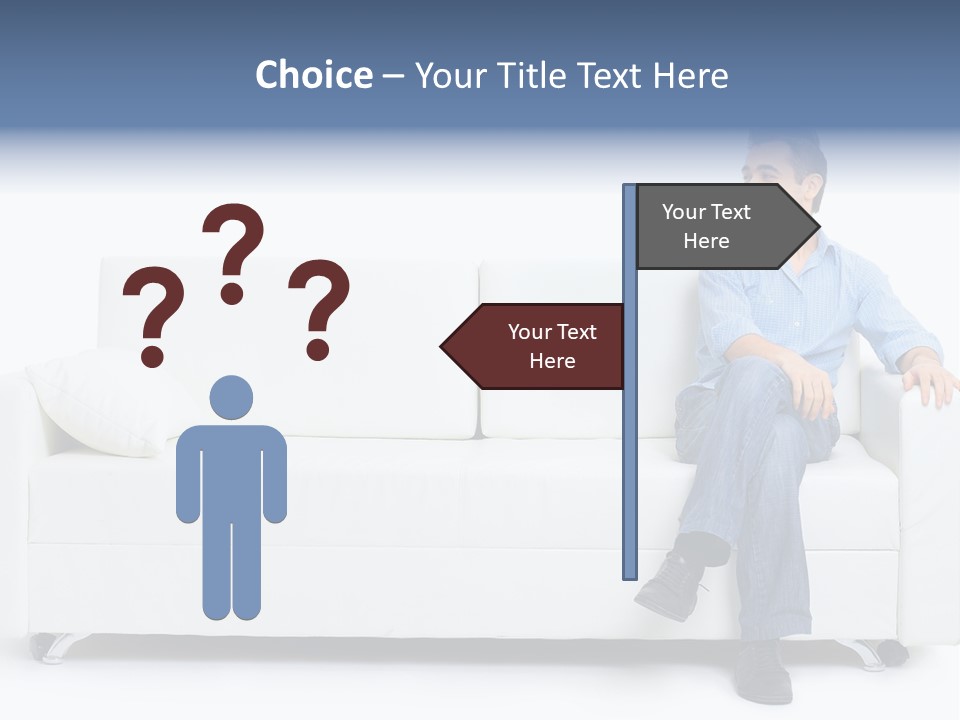 Young Man Confident PowerPoint Template