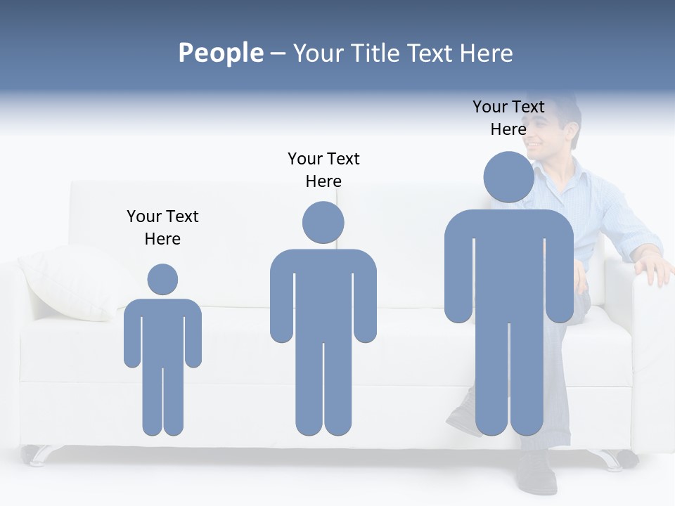 Young Man Confident PowerPoint Template