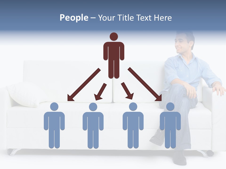 Young Man Confident PowerPoint Template