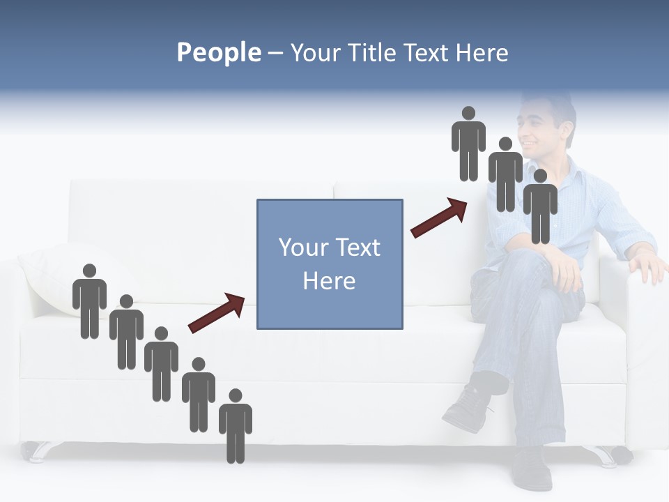 Young Man Confident PowerPoint Template