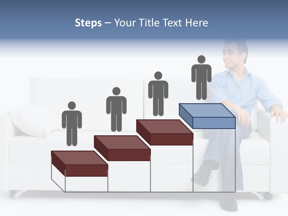 Young Man Confident PowerPoint Template