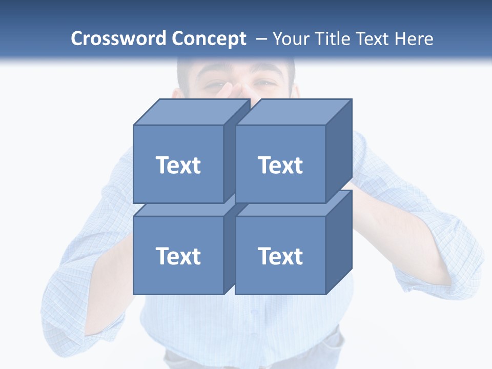 Hair Men Male PowerPoint Template