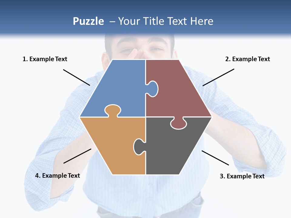 Hair Men Male PowerPoint Template