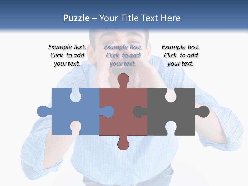 Hair Men Male PowerPoint Template