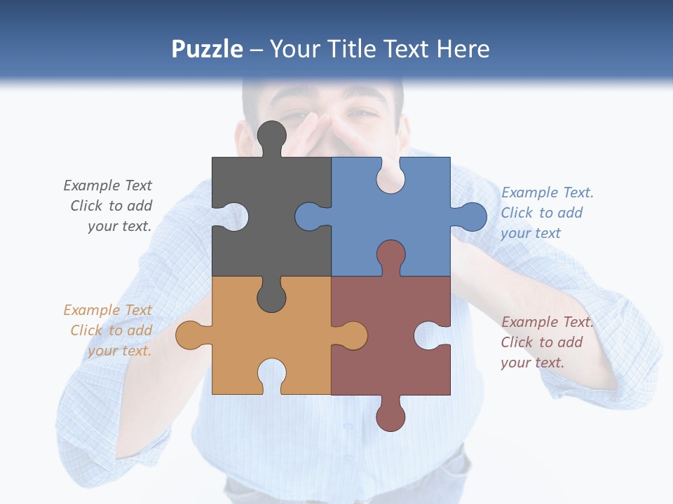 Hair Men Male PowerPoint Template