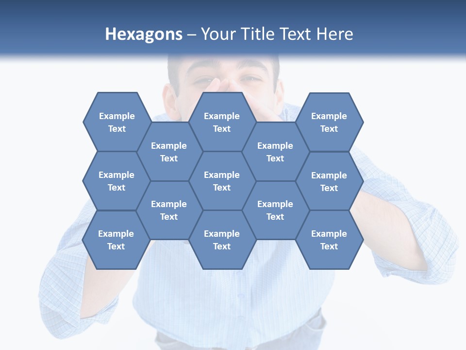 Hair Men Male PowerPoint Template