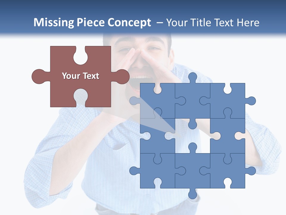 Hair Men Male PowerPoint Template