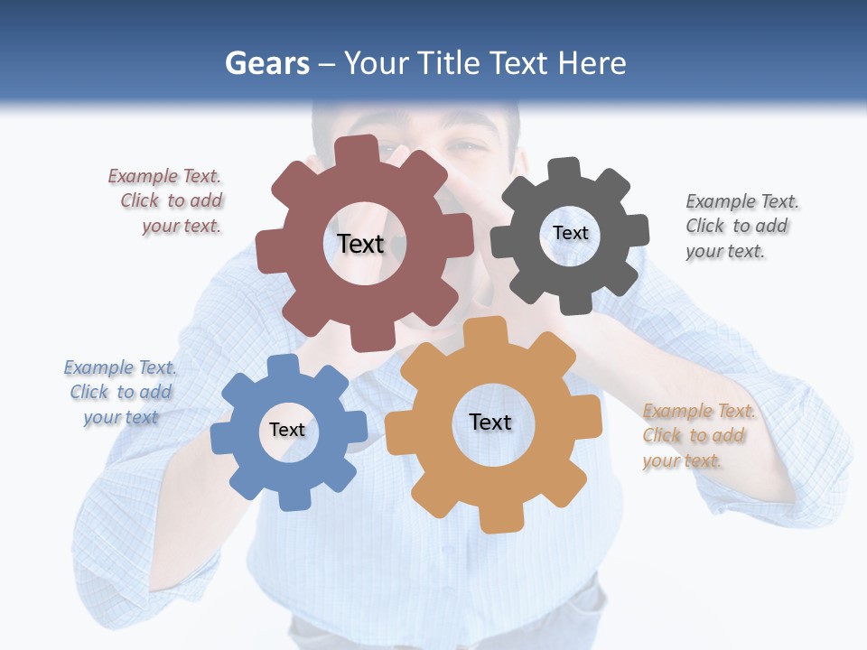 Hair Men Male PowerPoint Template