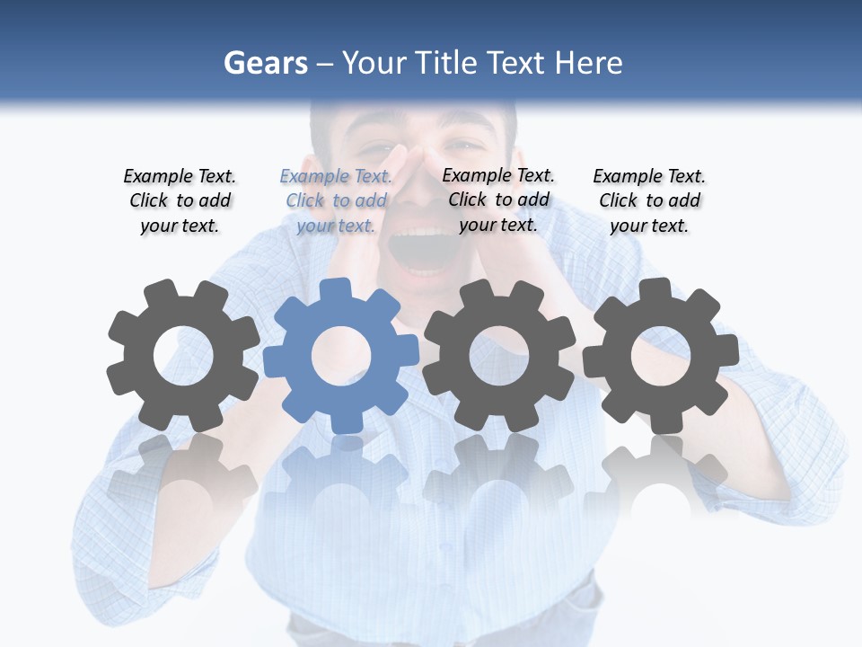 Hair Men Male PowerPoint Template