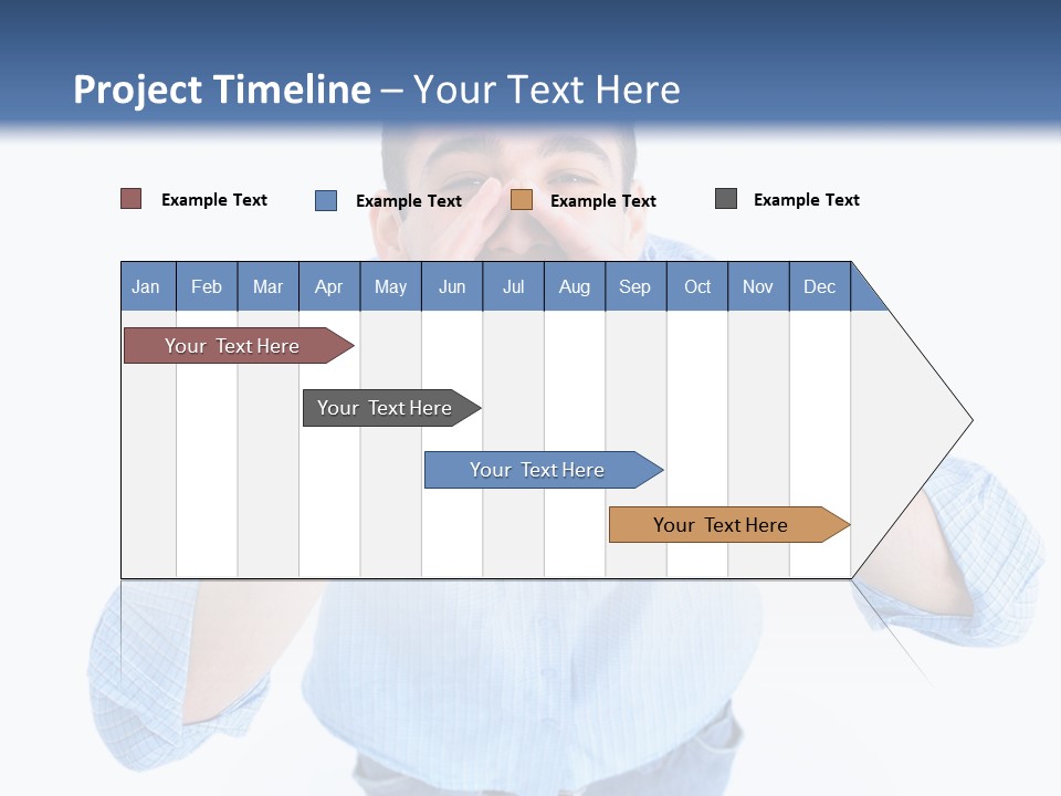 Hair Men Male PowerPoint Template