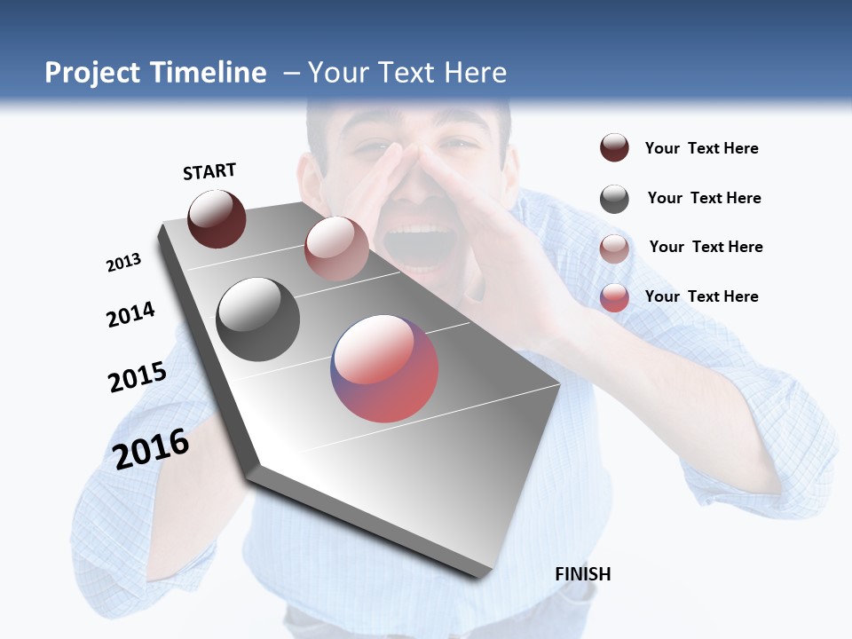 Hair Men Male PowerPoint Template