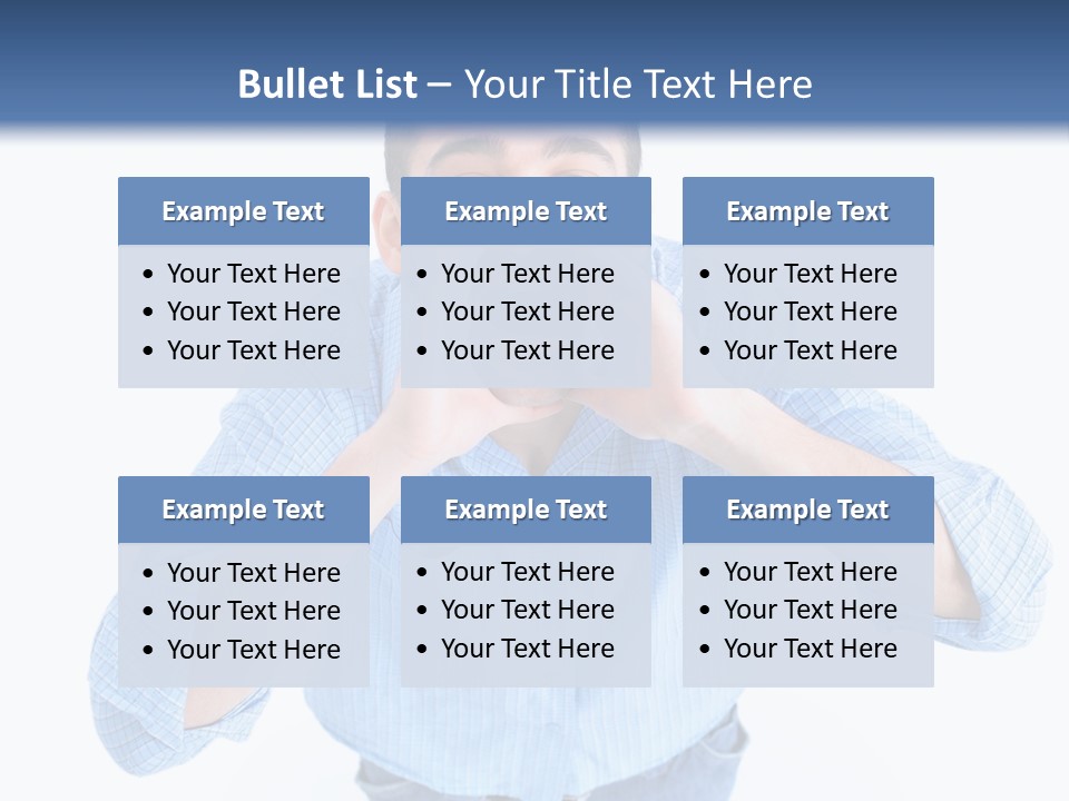 Hair Men Male PowerPoint Template