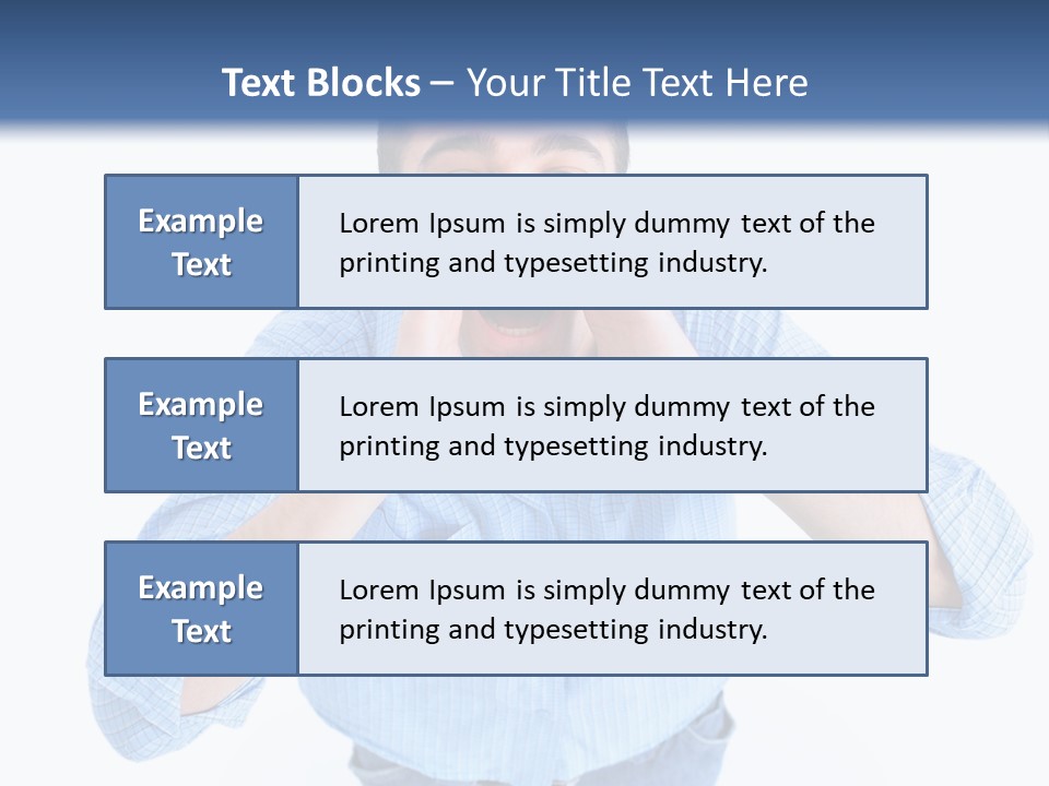 Hair Men Male PowerPoint Template