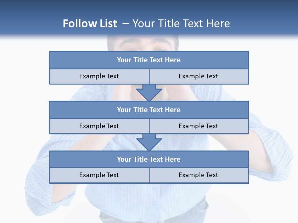 Hair Men Male PowerPoint Template
