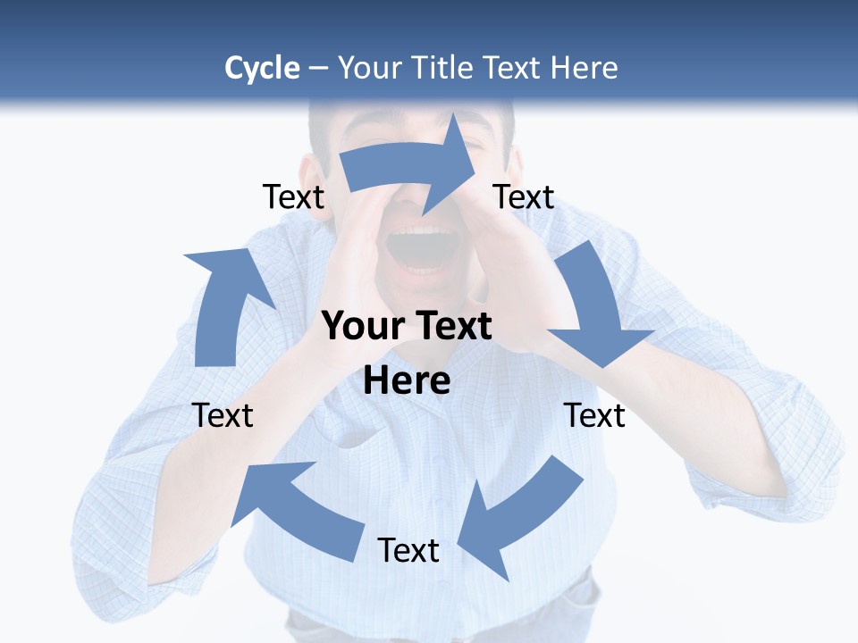 Hair Men Male PowerPoint Template