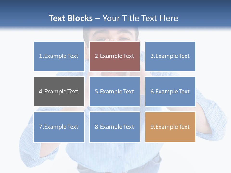 Hair Men Male PowerPoint Template