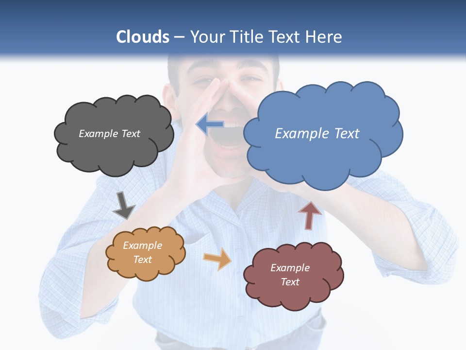 Hair Men Male PowerPoint Template