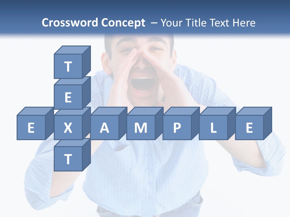 Hair Men Male PowerPoint Template