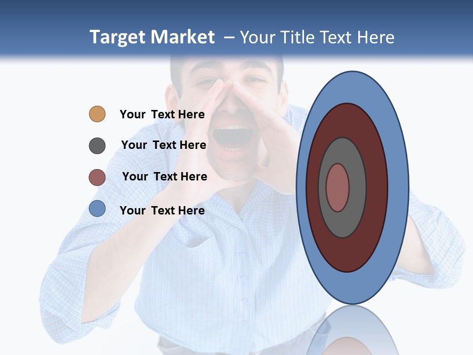 Hair Men Male PowerPoint Template