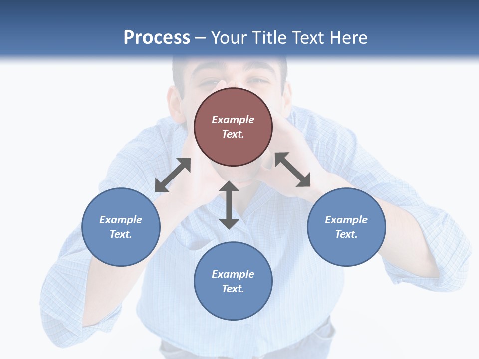 Hair Men Male PowerPoint Template