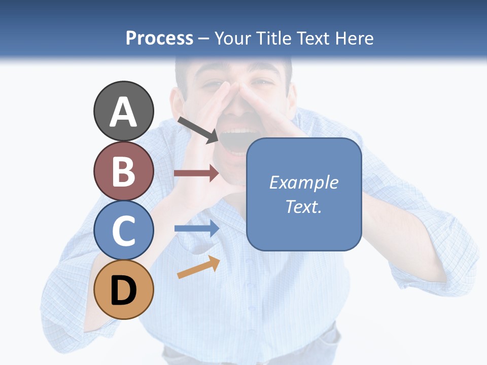 Hair Men Male PowerPoint Template