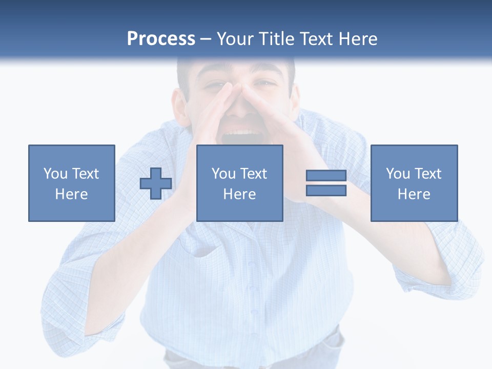 Hair Men Male PowerPoint Template